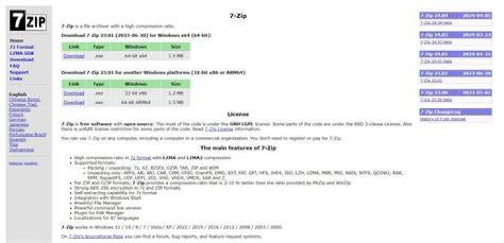 7-Zip -- 7z.exe | 7zG.exe | 7zFM.exe (which one to use?)