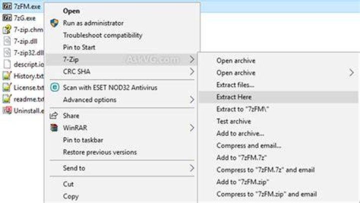 7zip Options