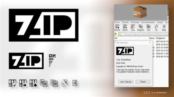 7-zip's extraction results