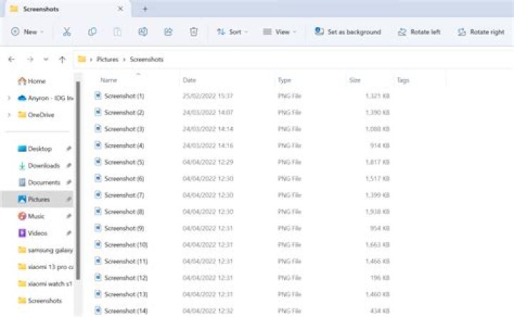 A screenshot showing additional folders with long names. Each name consists of a series of random alphanumeric strings separated by hyphens.