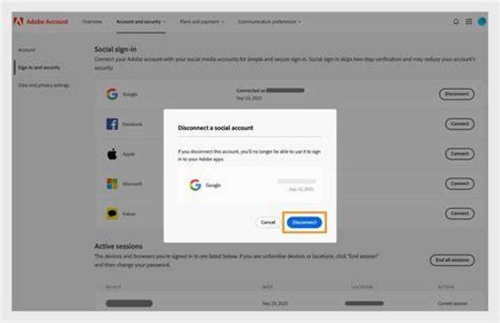 account connect dialog