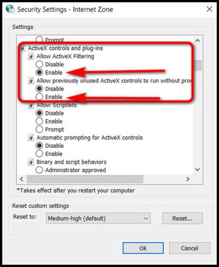 ActiveX prompt