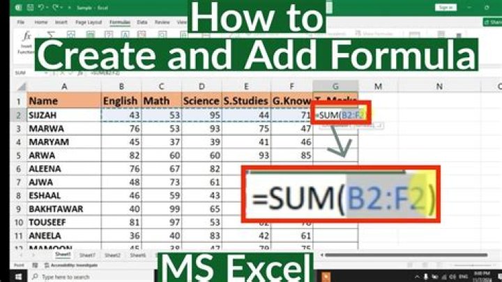 add formula