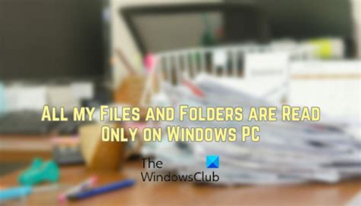 All files in my PC are stuck on "read only", even as the only admin