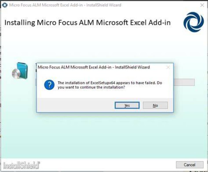 ALM Error screenshot