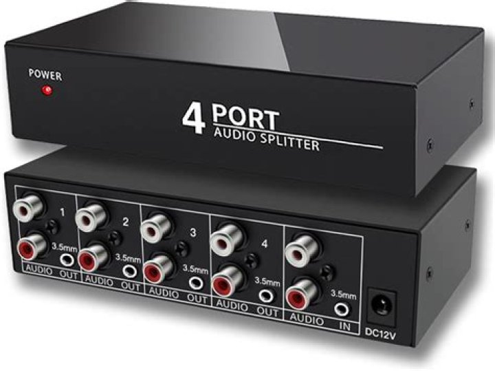 Analog RCA splitter