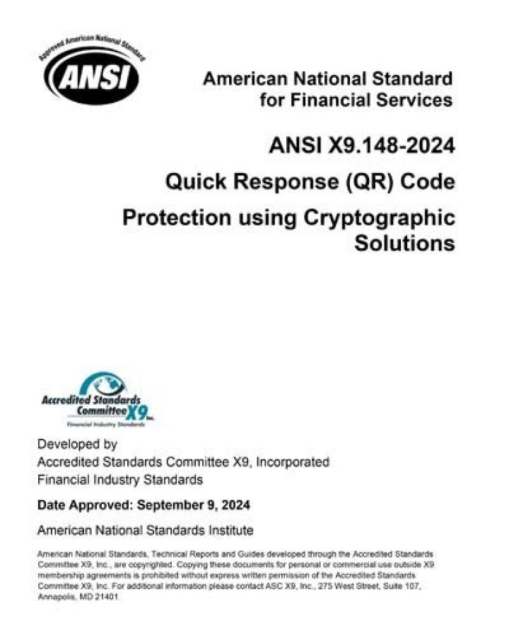 ANSI QR Code Raw