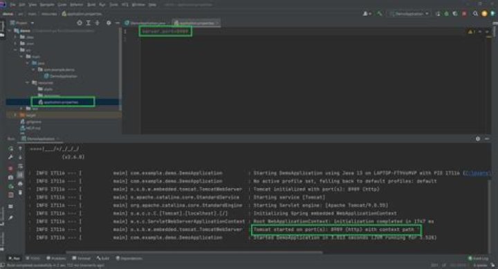 application properties
