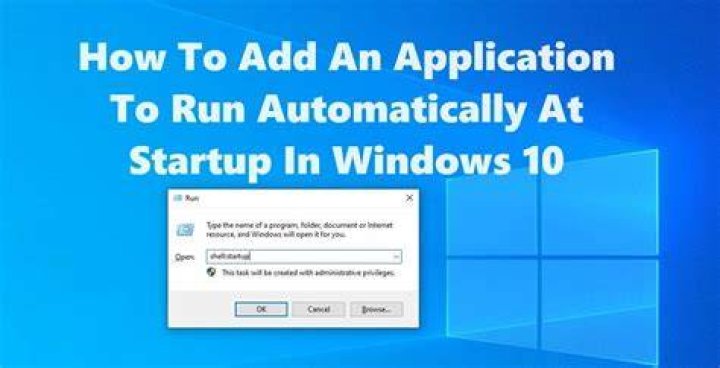 Automatically run a script when I log on to Windows