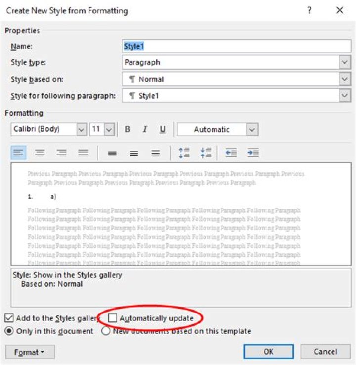 Automatically update styles