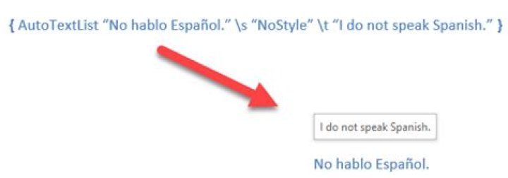 AutoTextList field used for hover text.