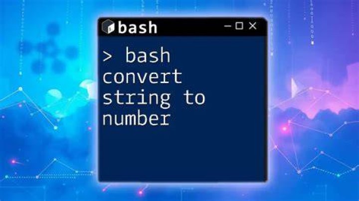 Bash script convert "string" to number