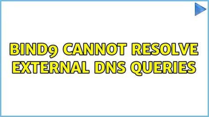 BIND9 cannot resolve external DNS queries