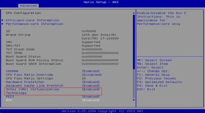 BIOS Page 1
