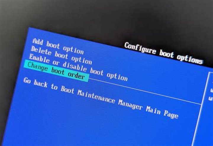 Boot order settings