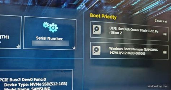 boot order