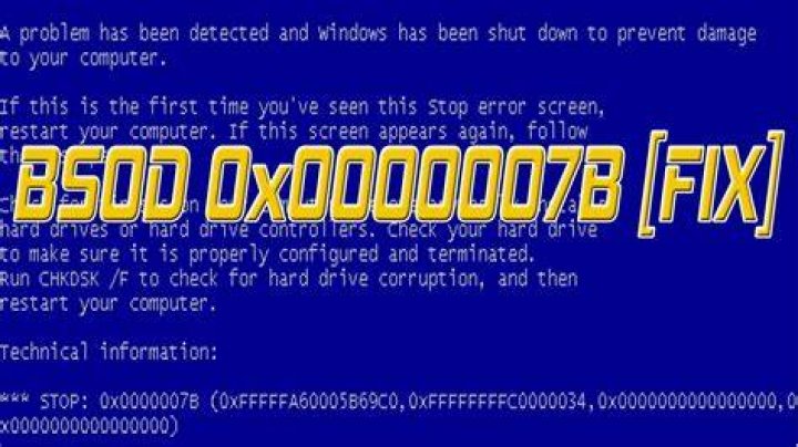 BSOD 0x0000007B