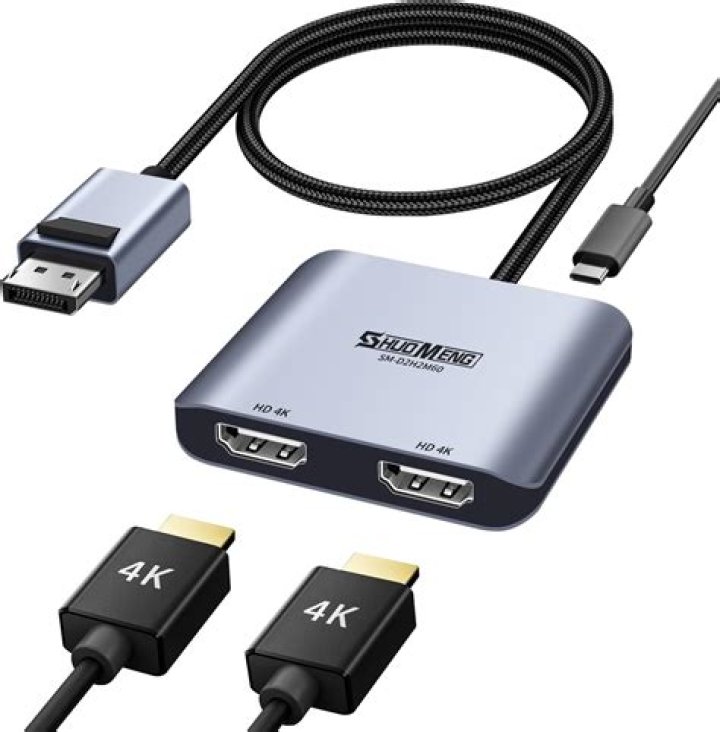 Can a single HDMI port be used for two external displays?