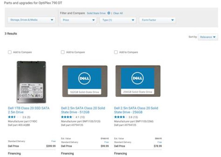Can I install a SSD of >= 256 GB on my Dell Optiplex 790 (Minitower)?