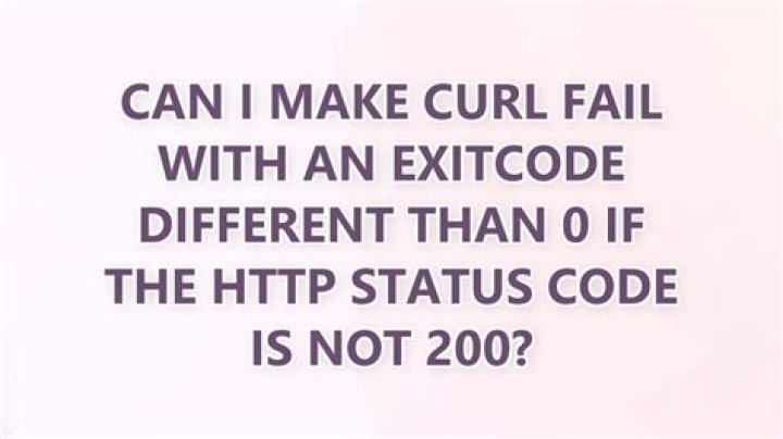 Can I make cURL fail with an exitCode different than 0 if the HTTP status code is not 200?