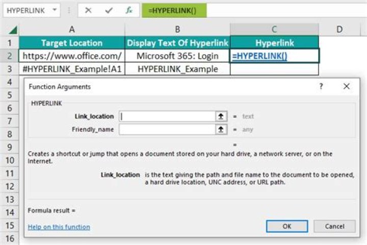 Can I use an excel formula to extract the link location of a hyperlink in a cell?