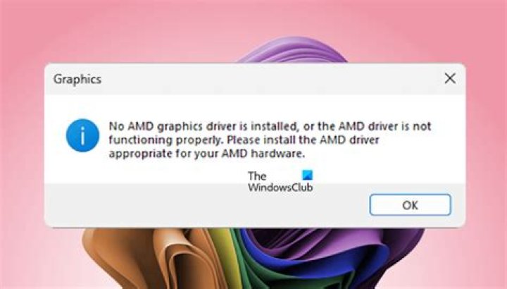 Cannot install AMD graphics driver