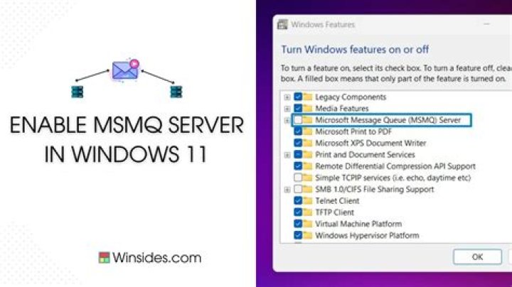 Cannot install MSMQ on Azure Based Windows server 2019 machine