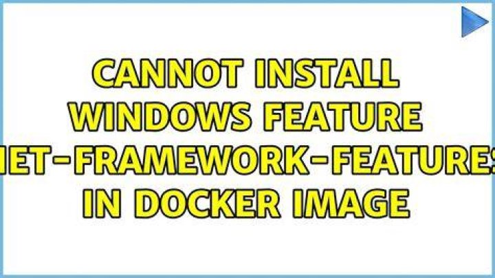 Cannot install windows feature NET-Framework-Features in Docker image