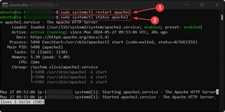 Cannot restart Apache?