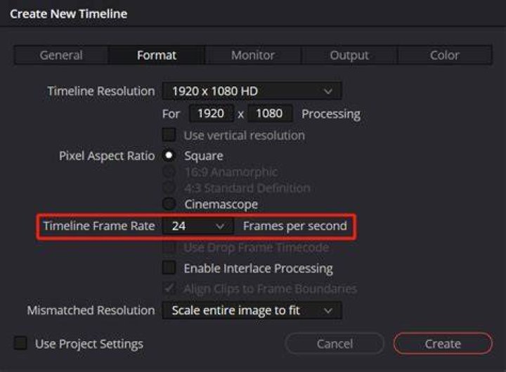 Change frame rate without changing film speed/duration