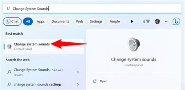 Change System Sounds Panel