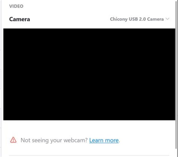 Chicony USB Camera UWP version