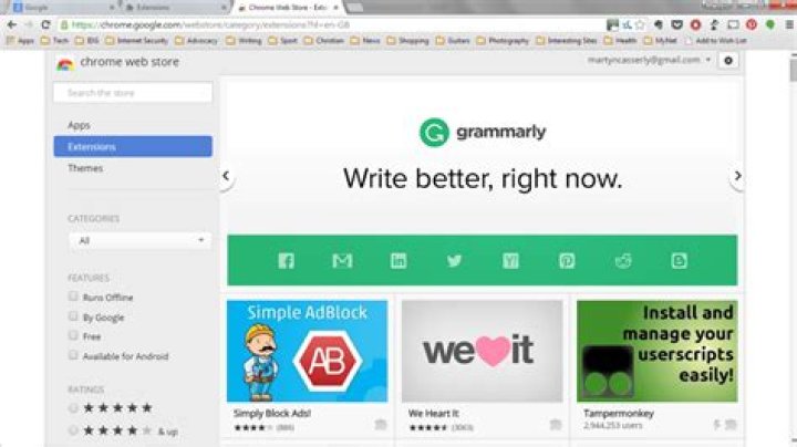 Chrome version 40 "Bookmark Manager"