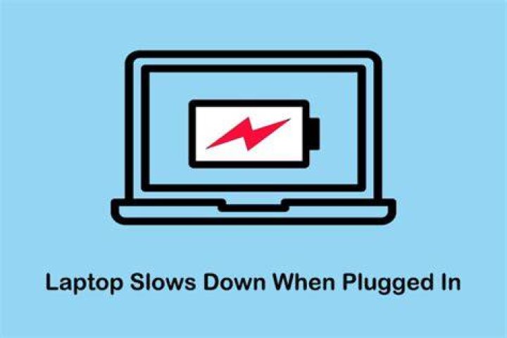 Computer slows down when plugged in