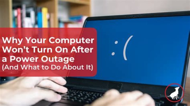 Computer won't turn on after Shutdown without turning off the power supply for a minute