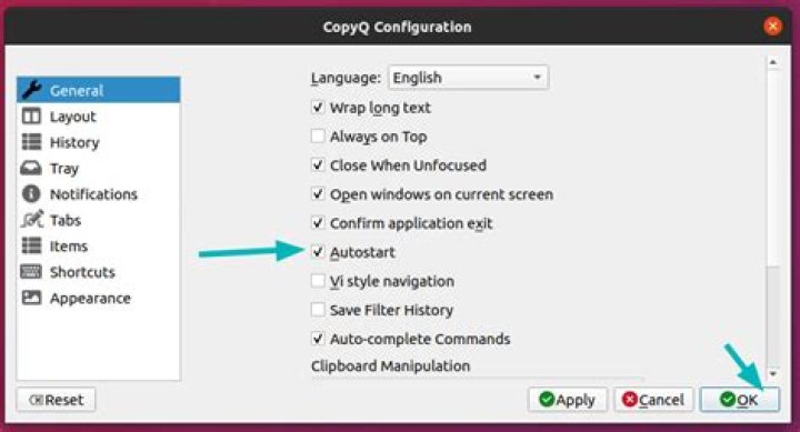 CopyQ clipboard history