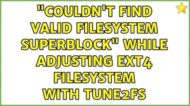 "Couldn't find valid filesystem superblock" while adjusting ext4 filesystem with tune2fs