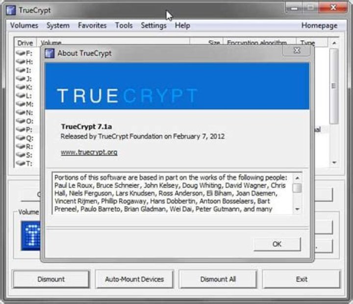 Credible sources to download TrueCrypt 7.1a [closed]