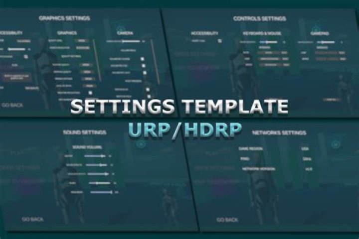 cropped settings menus