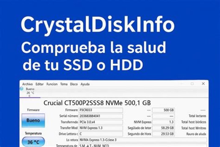 CrystalDiskInfo snapshot