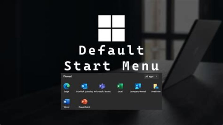 default menu