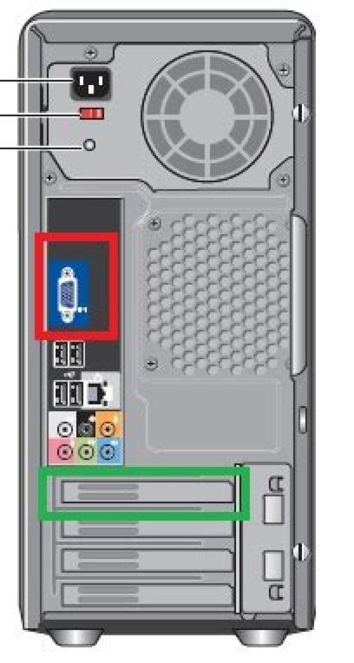 Desktop not recognizing second monitor plugged into VGA port