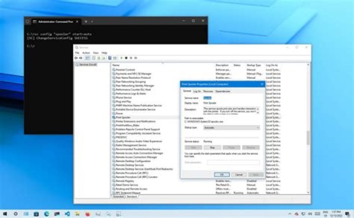 Disable a Windows service from the command line
