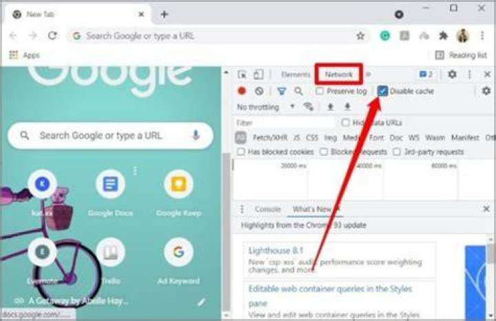 Disable cache in Chrome 15 and up