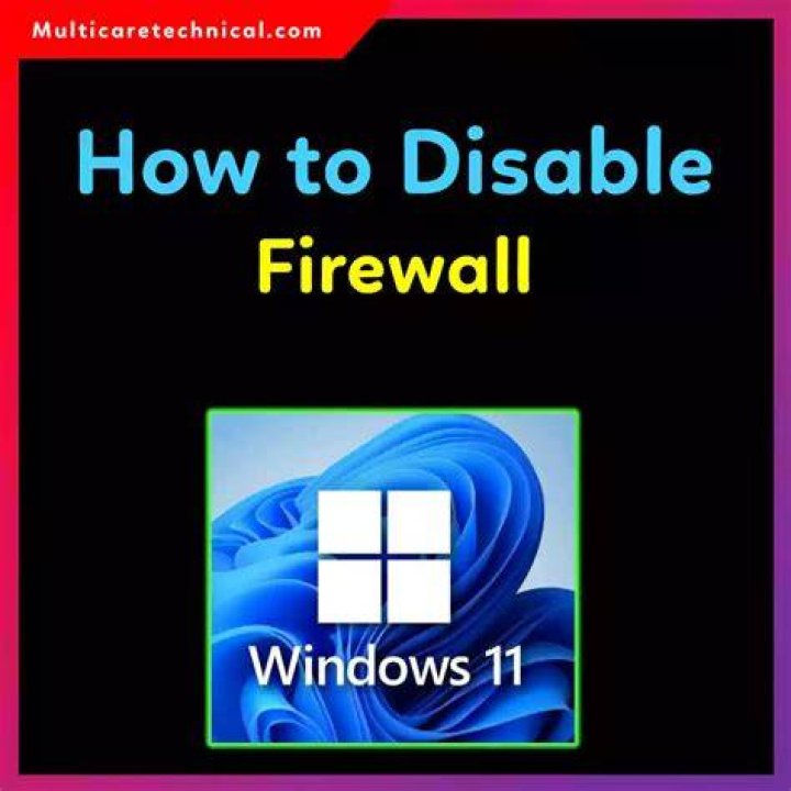 disable offending firewall rule