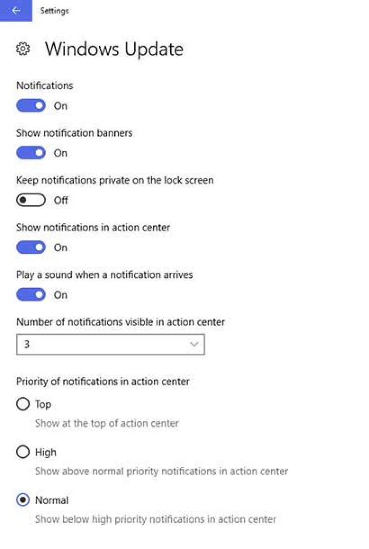 Disable Windows 10 Update Notification OSD