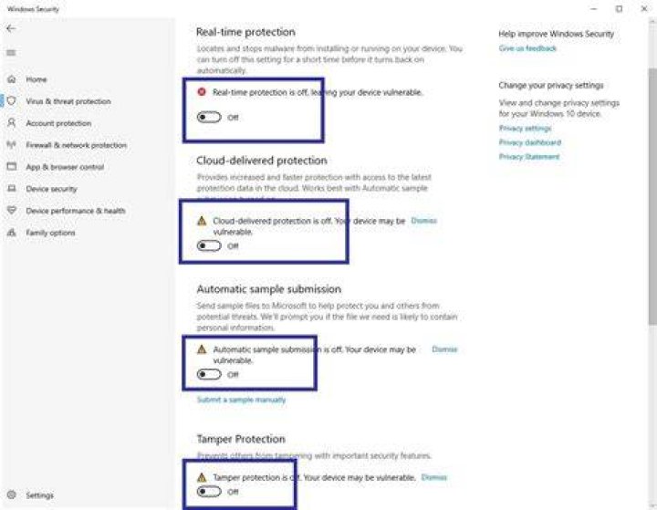 disable Windows Defender