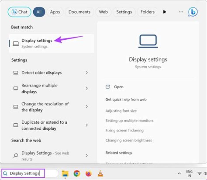 Display Settings Dialog