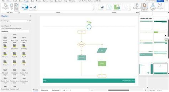 Display Visio page title in page