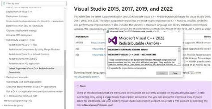 Do I need Microsoft Visual C++ 2010 Redistributable Package (x86) even when I install Visual Studio (Desktop development with C++)